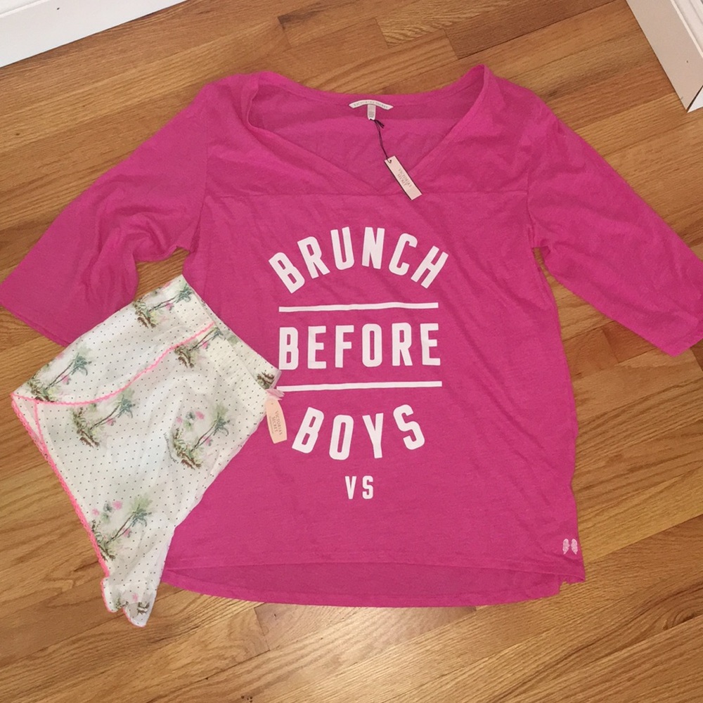 Victoria’s Secret “Brunch Before Boys” pajama set